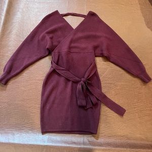 Vici Burgundy Dress (Size Medium)